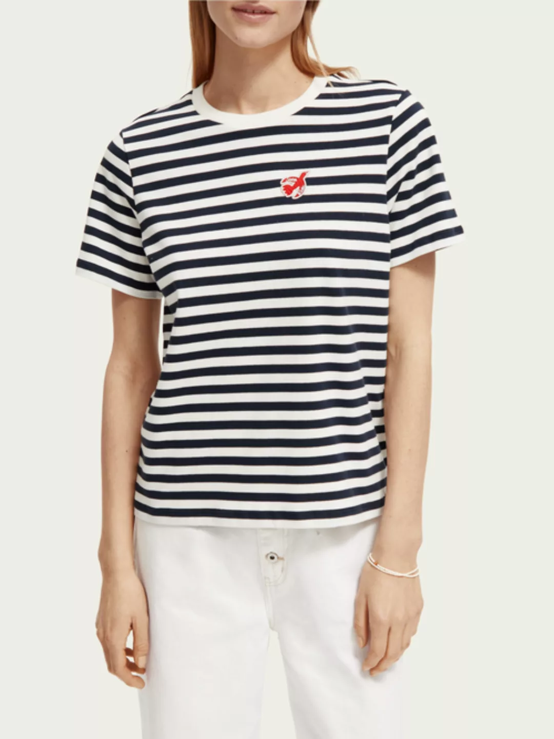 Scotch Shrunk Regular fit striped T-shirt günstig online kaufen