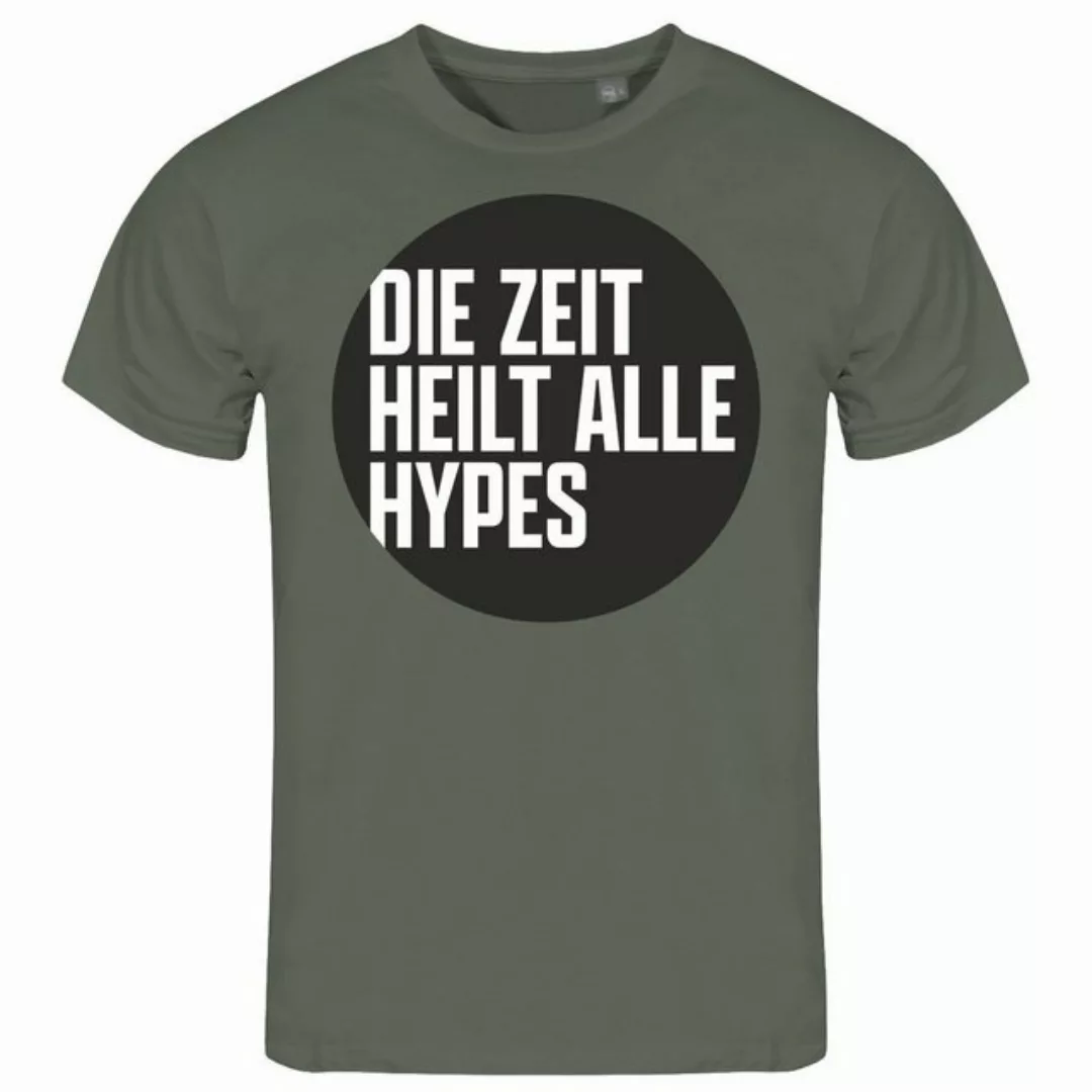 deinshirt Print-Shirt Herren T-Shirt Die Zeit heilt alle Hypes Funshirt mit günstig online kaufen
