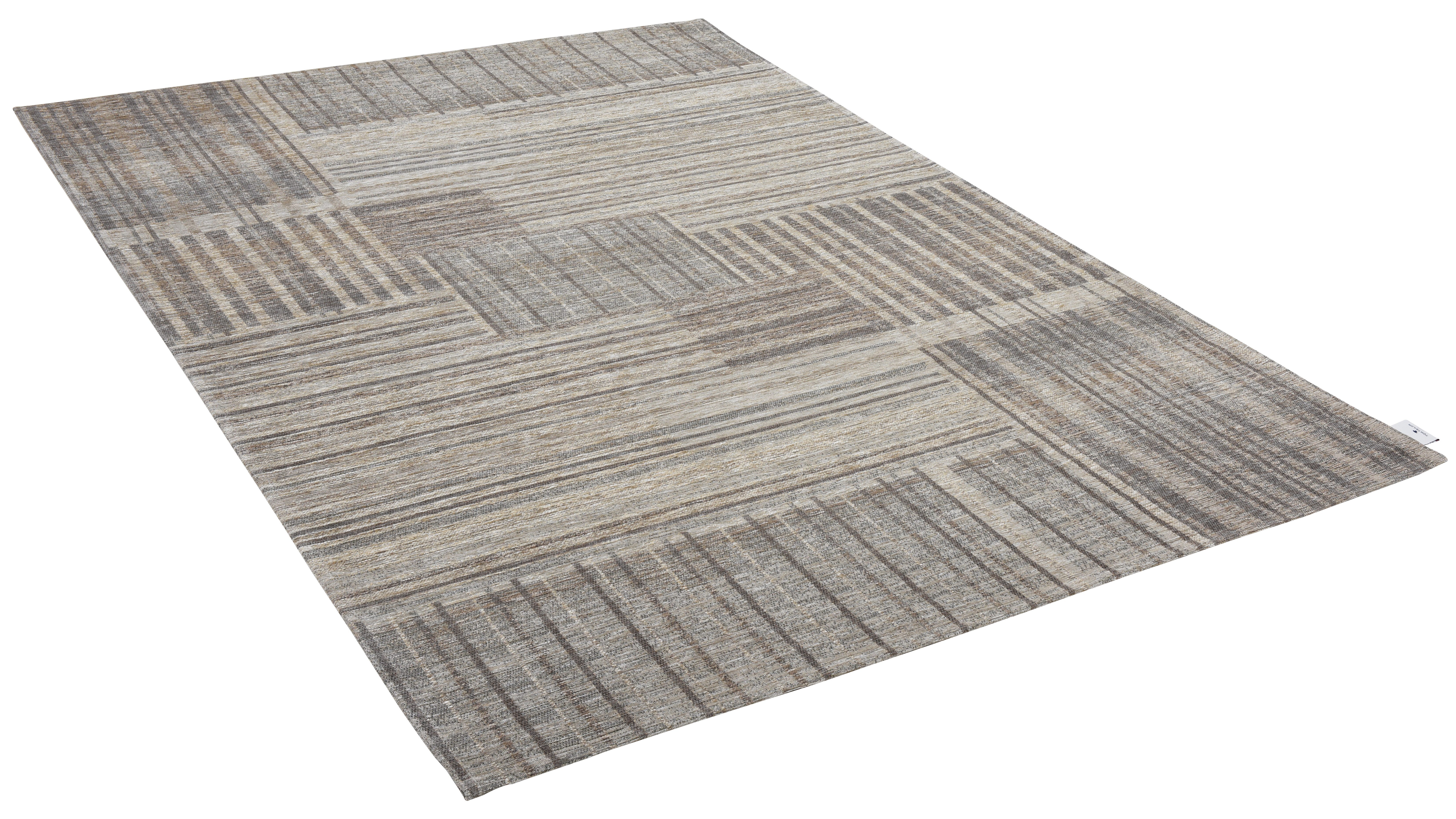 TOM TAILOR HOME Teppich »Stripy Pat«, rechteckig, 5 mm Höhe, Flachgewebe, m günstig online kaufen