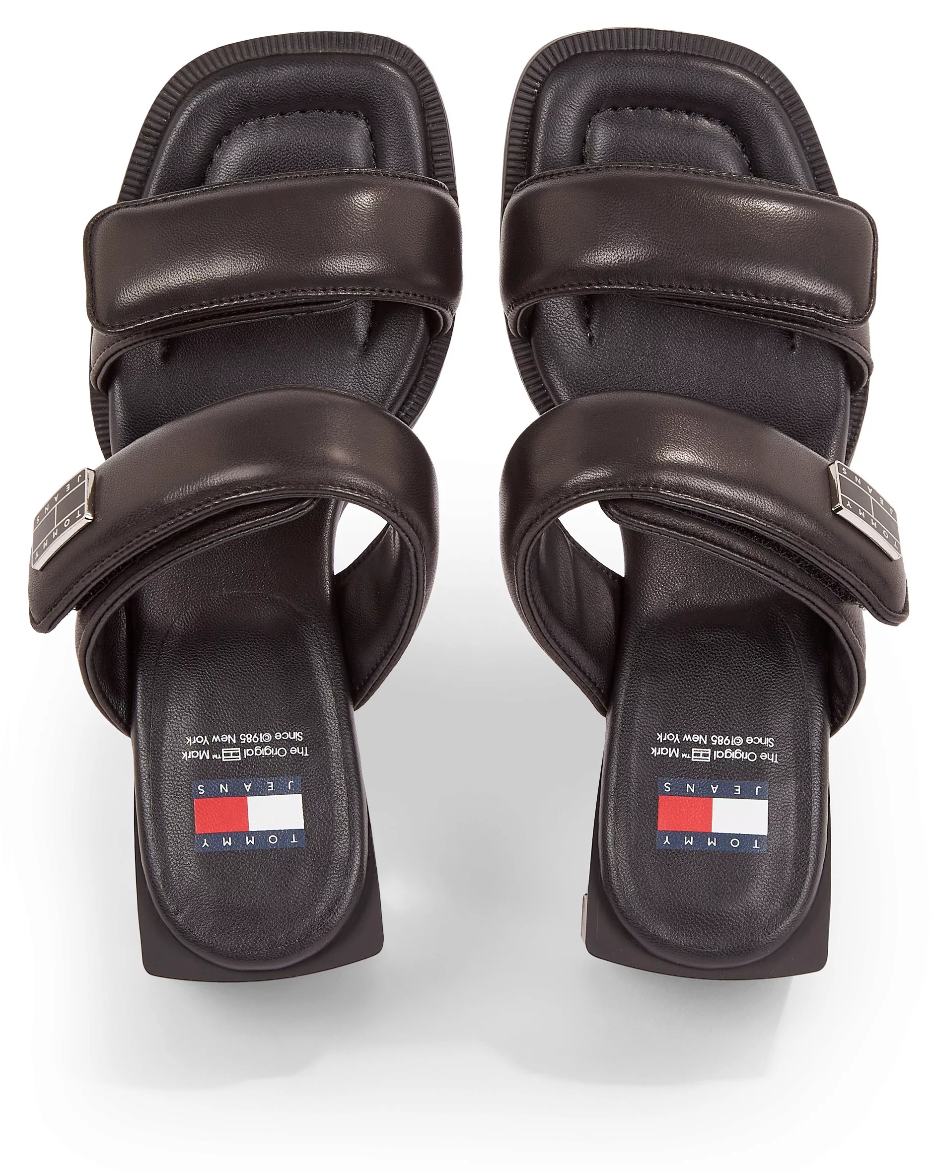 Tommy Jeans Pantolette "THE SOHO VELCRO", Blockabsatz, Sommerschuh, Schlapp günstig online kaufen