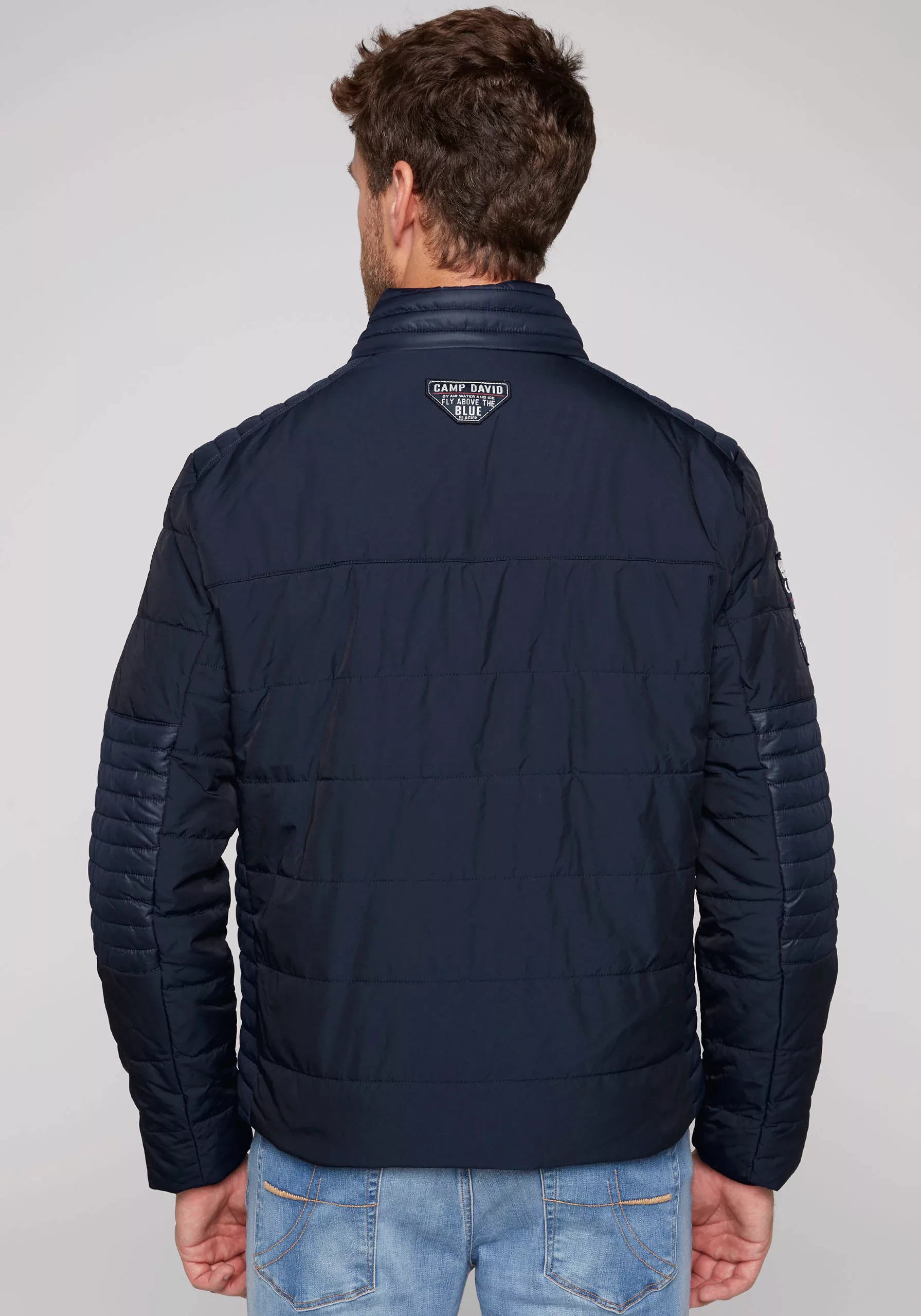 CAMP DAVID Outdoorjacke mit Windbreaker-Bündchen im Ärmel günstig online kaufen