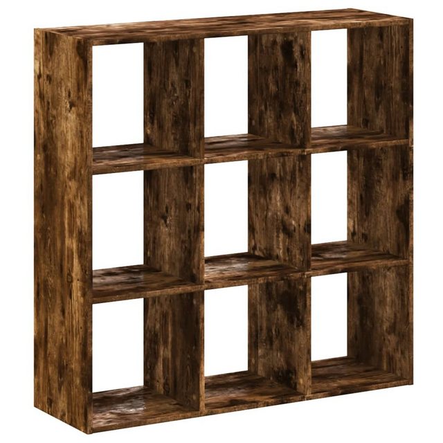 vidaXL Bücherregal Bücherregal Räuchereiche 102x32x102 cm Holzwerkstoff, 1- günstig online kaufen