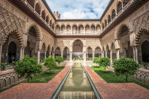 Papermoon Fototapete »ARCHITEKTUR-ALCAZAR SEVILLA PALAST« günstig online kaufen