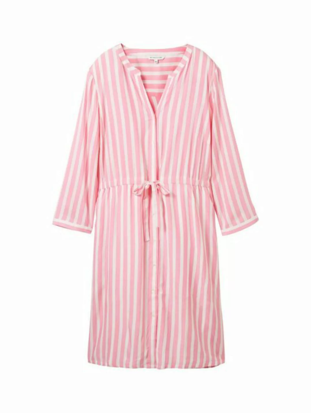 TOM TAILOR Sommerkleid striped dress, pink offwhite stripe günstig online kaufen