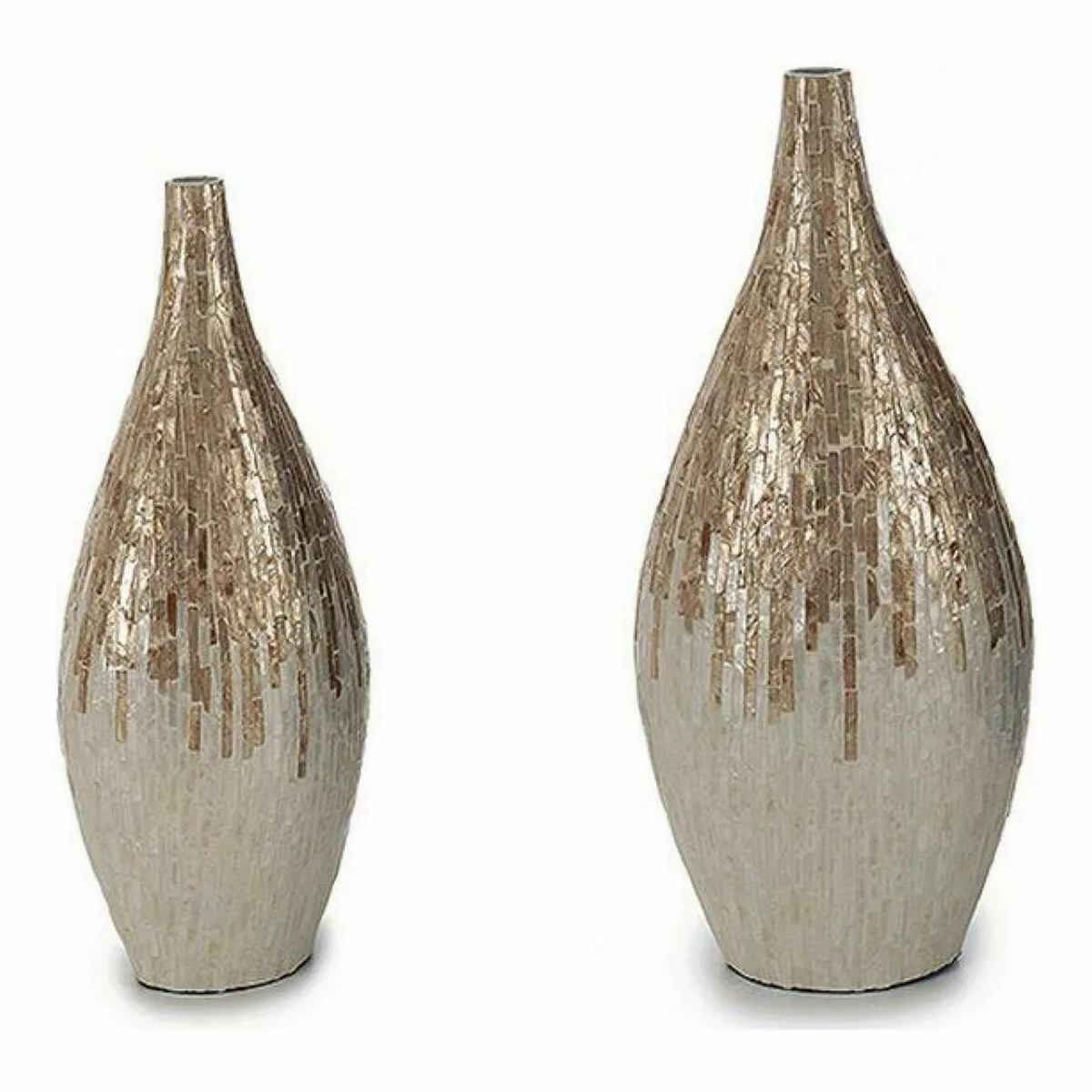 Vase Silber (21 X 63 X 28	 Cm) günstig online kaufen