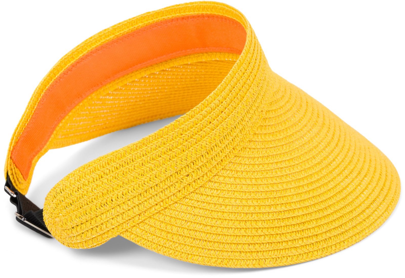 styleBREAKER Visor Papierstroh Visor Cap Einfarbig günstig online kaufen