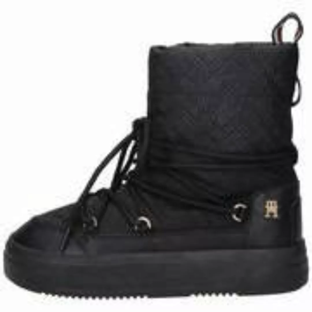 Tommy Hilfiger Lace Up Monogram Snowboot Damen schwarz günstig online kaufen