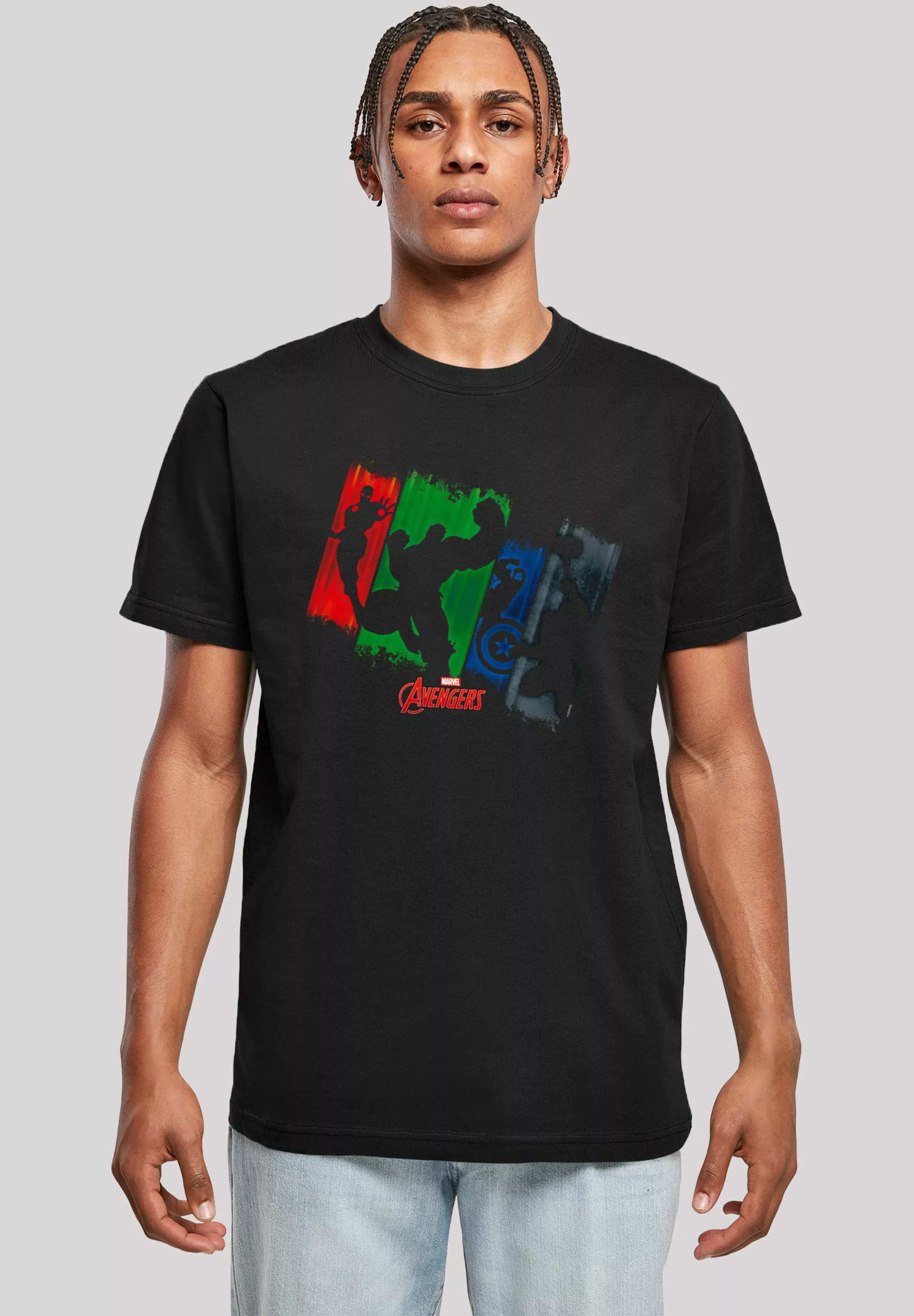 F4NT4STIC T-Shirt "Marvel Superhelden Avengers Team Punch Out", Herren,Prem günstig online kaufen