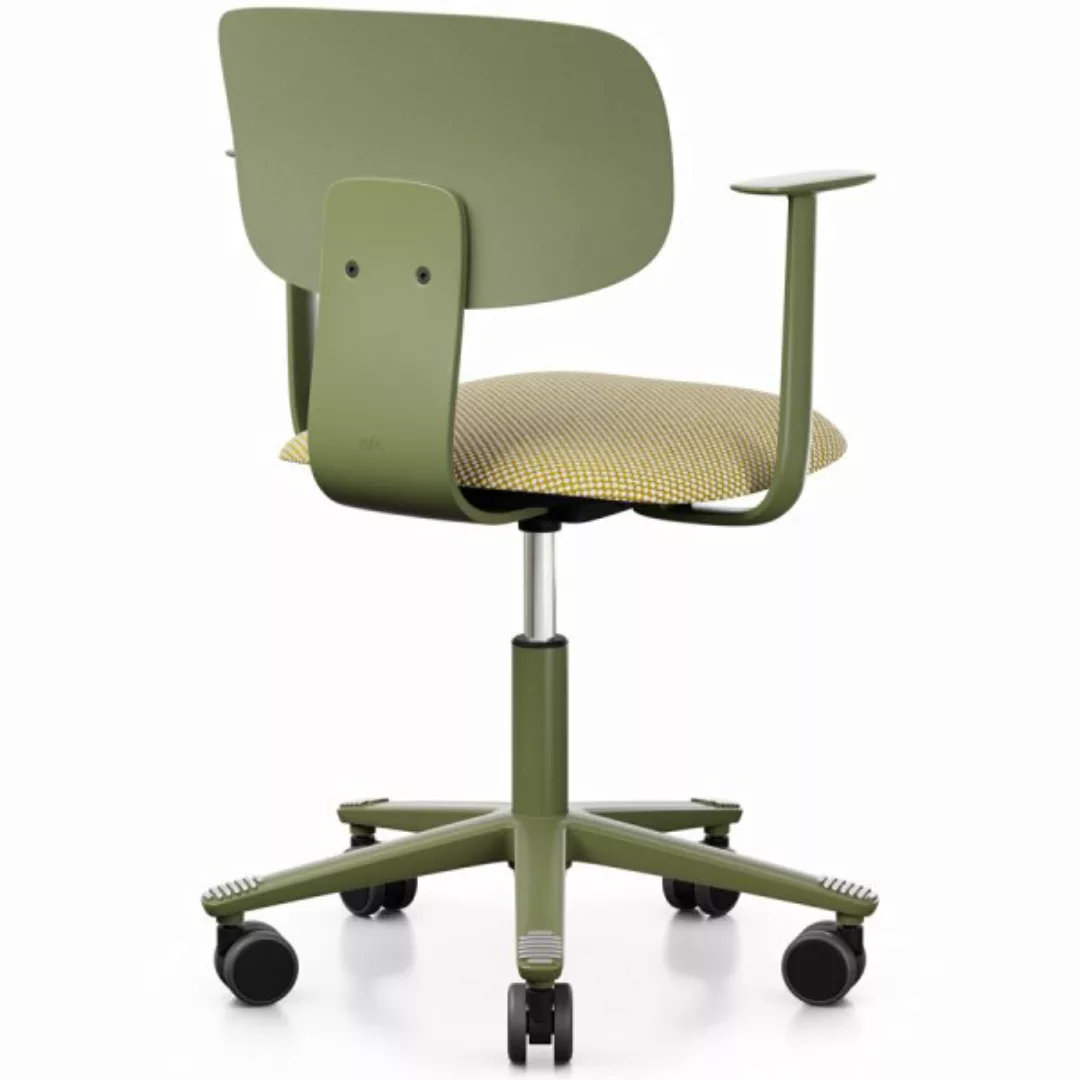 HAG Tion 2140 Bürostuhl Moss Grey mit Armlehnen - Sitz Stoff Sisu 405 - Rüc günstig online kaufen