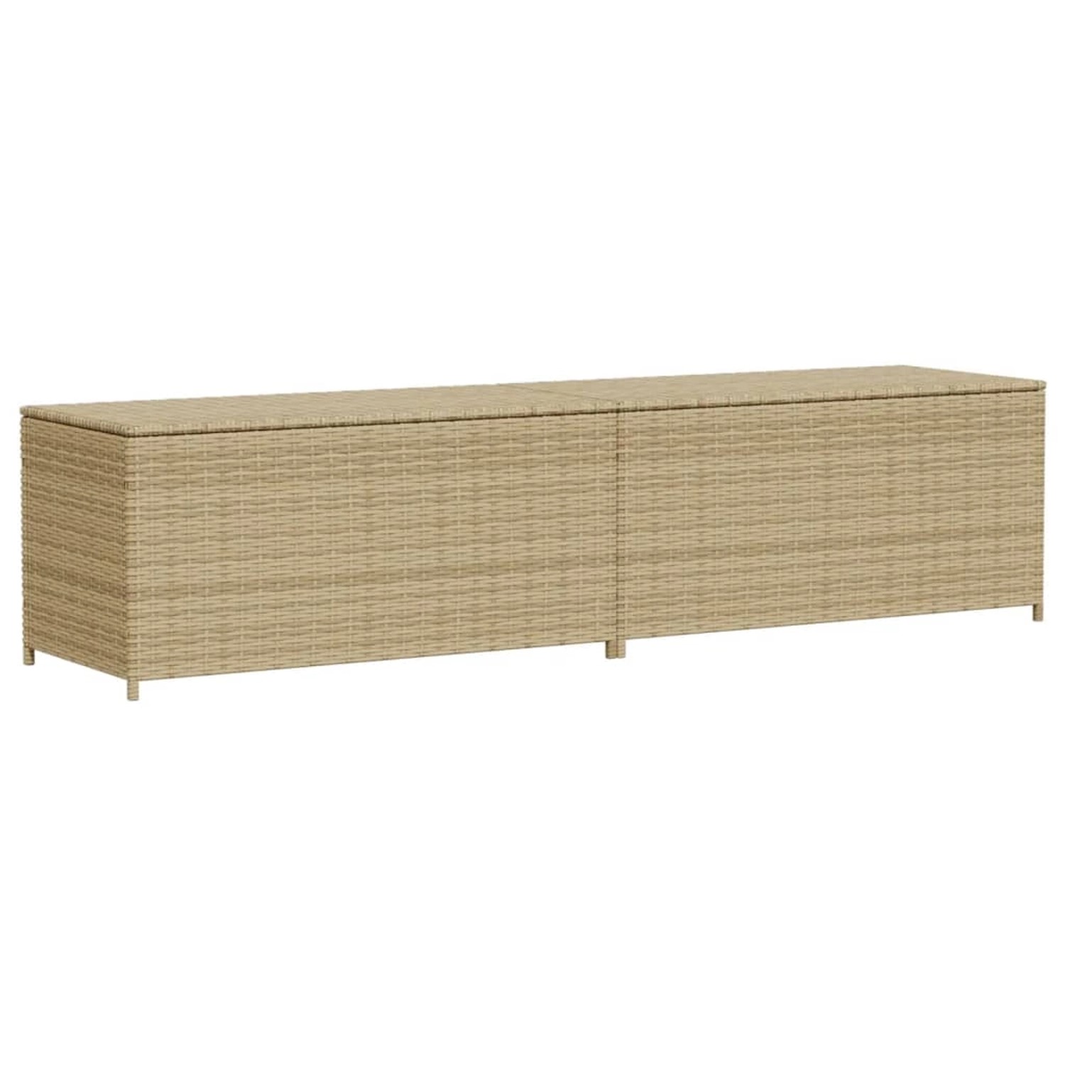 vidaXL Gartentruhe Beige 469L Poly Rattan günstig online kaufen