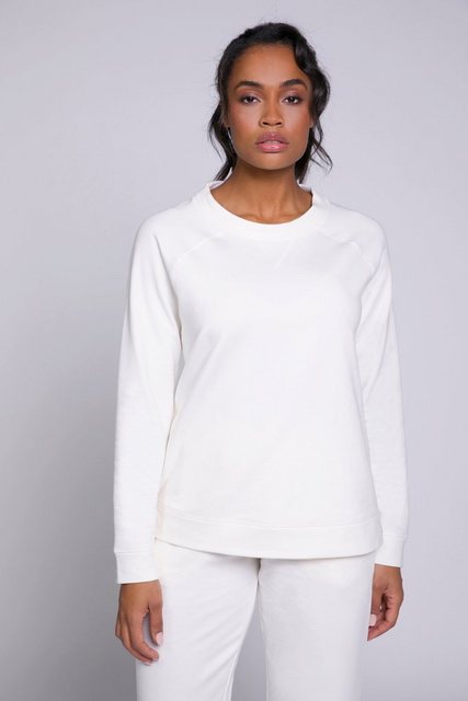 Gina Laura Sweatshirt Sweater extraweich Rundhals Raglan-Langarm günstig online kaufen