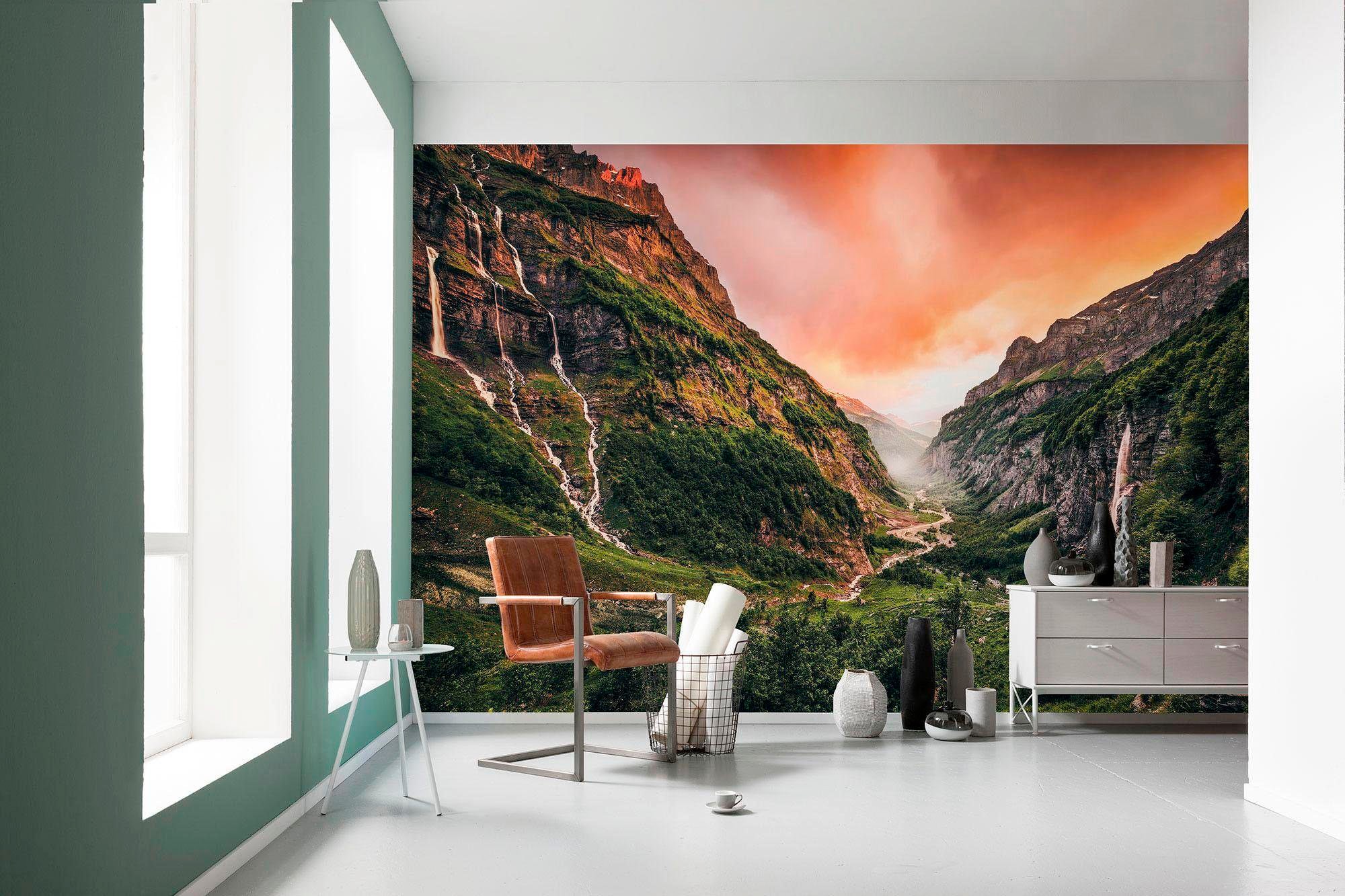 Komar Vliestapete »Digitaldruck Vlies - Eden Valley - Größe 400 x 250 cm«, günstig online kaufen