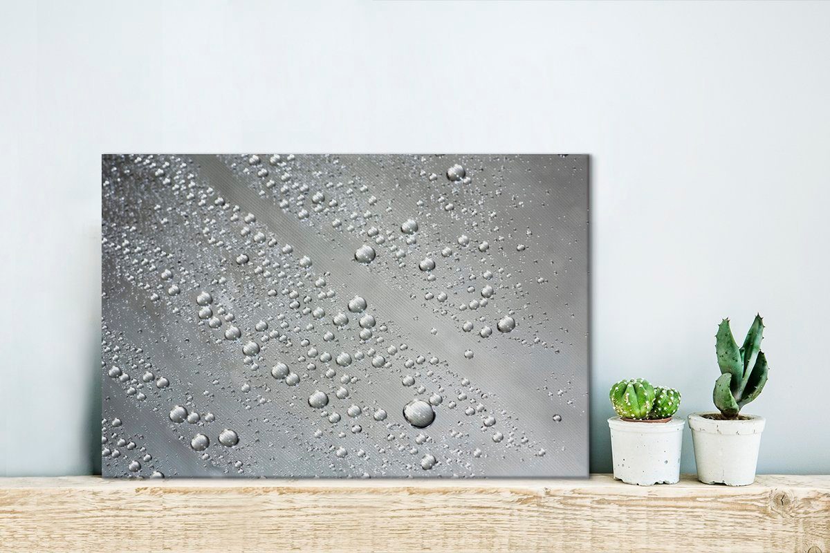 OneMillionCanvasses® Leinwandbild Metall - Wasser - günstig online kaufen