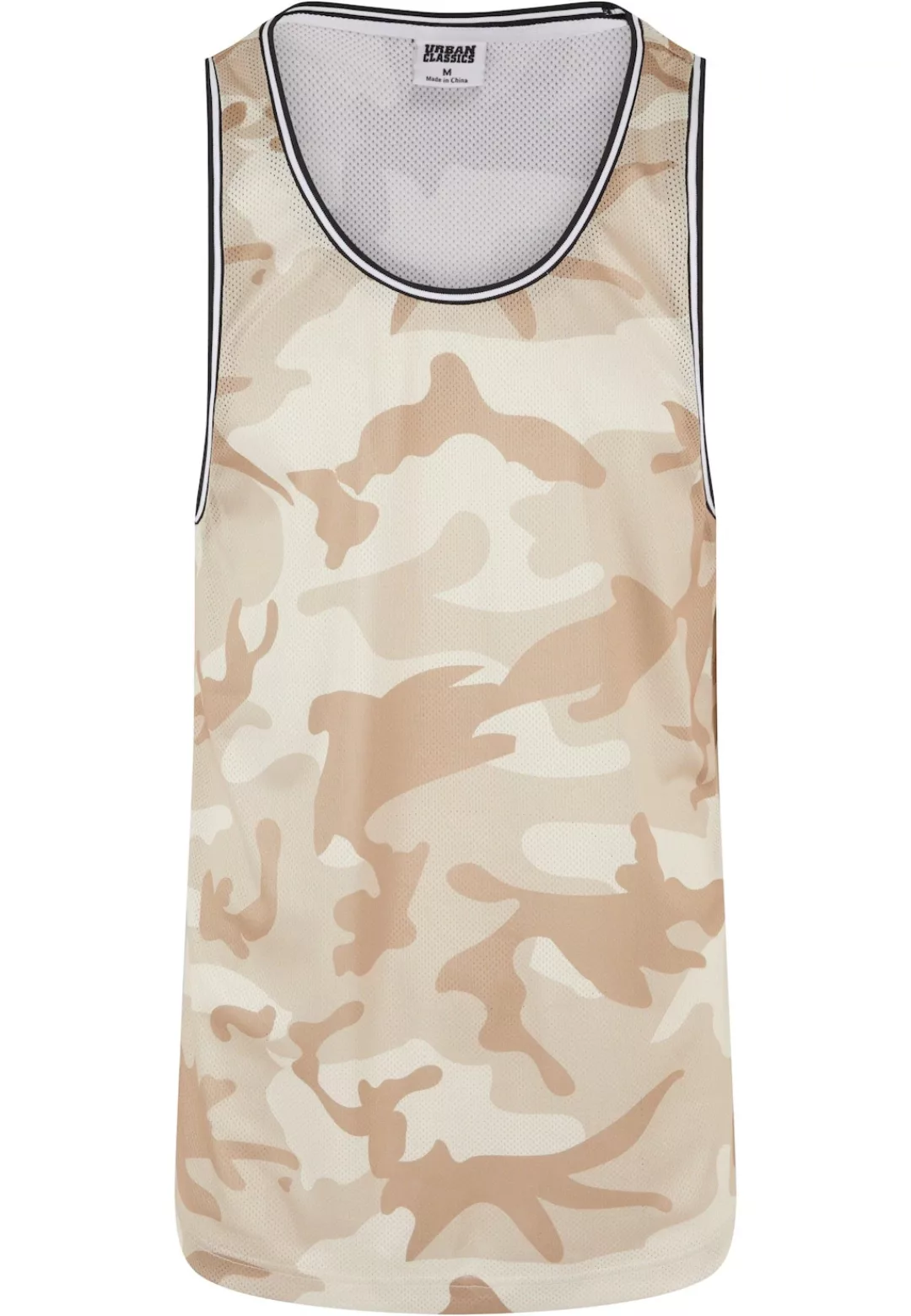 URBAN CLASSICS Tanktop "Urban Classics Herren Camo Mesh Tanktop", (1 tlg.) günstig online kaufen