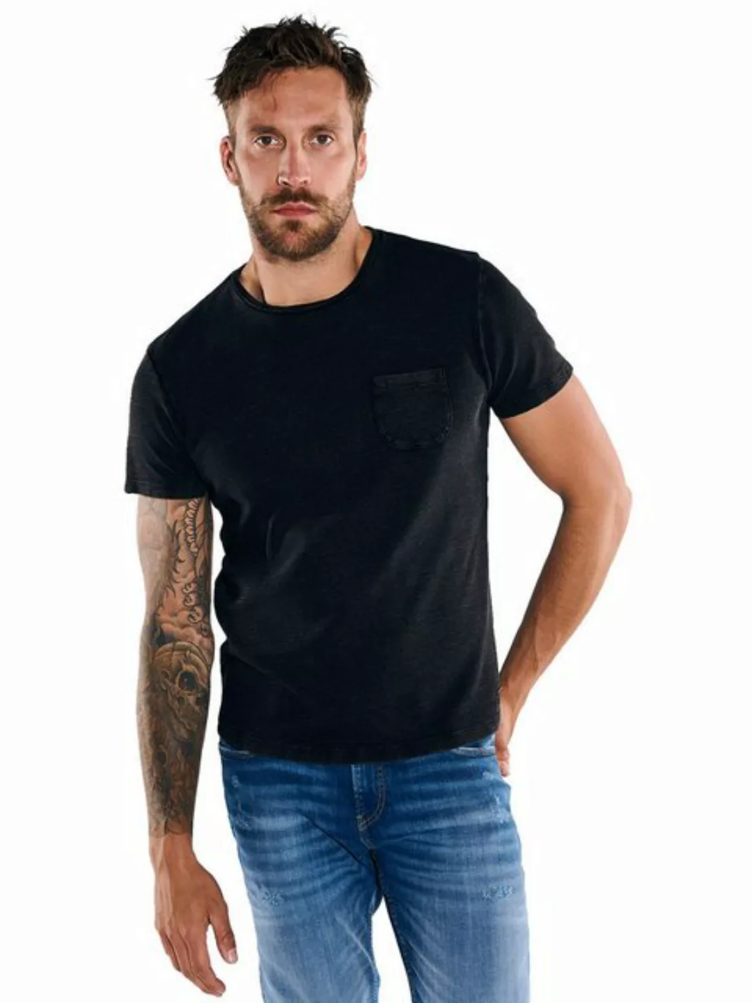 emilio adani T-Shirt T-Shirt strukturiert günstig online kaufen