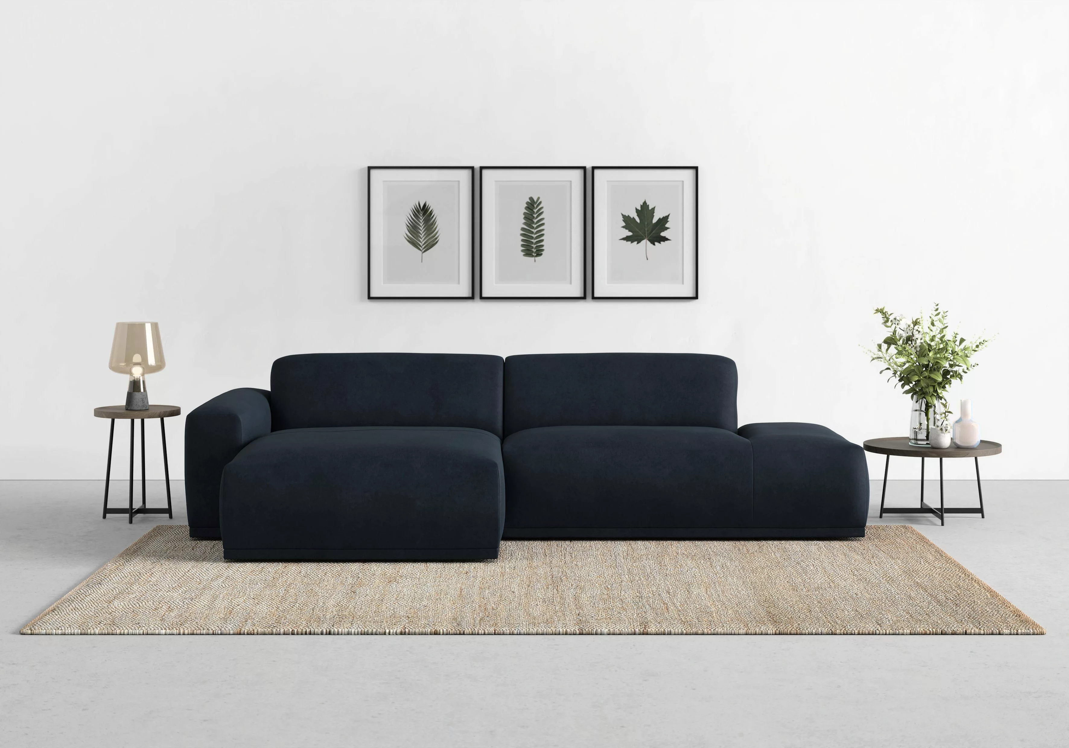 TRENDMANUFAKTUR Ecksofa Braga, aus 2 Teilen, moderner Cord-Stoff günstig online kaufen