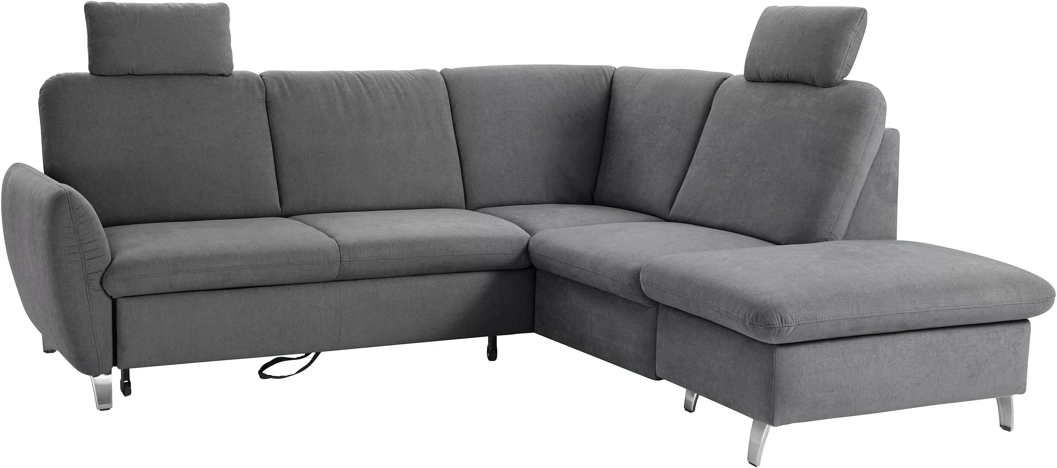 sit&more Ecksofa "Santo L-Form", mit Federkern, wahlweise mit Bettfunktion günstig online kaufen