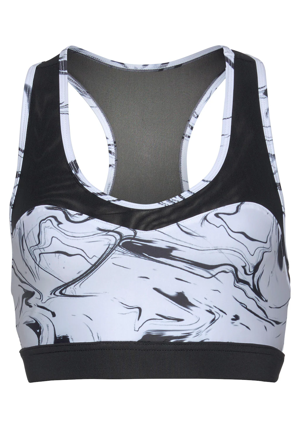 LASCANA ACTIVE Funktionsshirt "Black Marble", Sporttop mit Racerback und Me günstig online kaufen