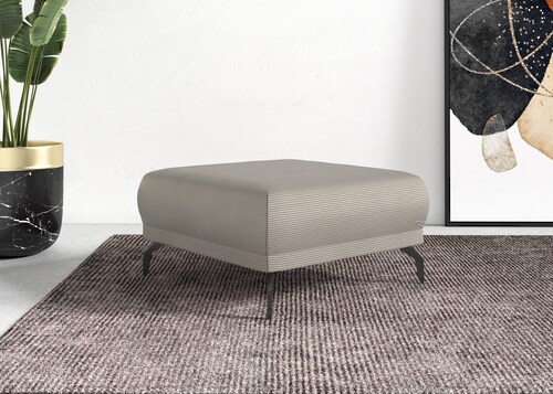 INOSIGN Hocker "Coco", Cord-Bezug in 2 Ausführungen, Füßen 15 cm hoch günstig online kaufen