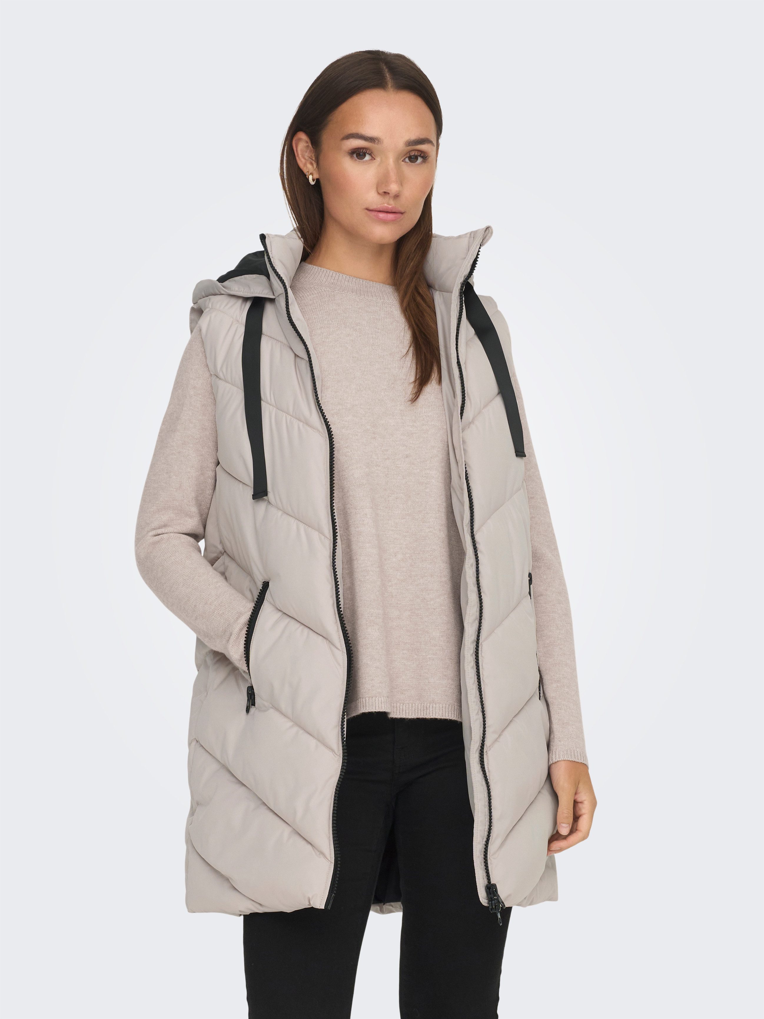 JDY Steppweste JDYSKYLAR LIFE HOOD WAISTCOAT günstig online kaufen