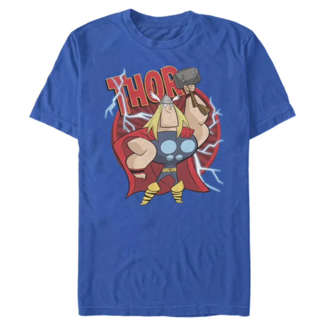 Marvel - Avengers - Thor Retro Hammer - Männer T-Shirt günstig online kaufen