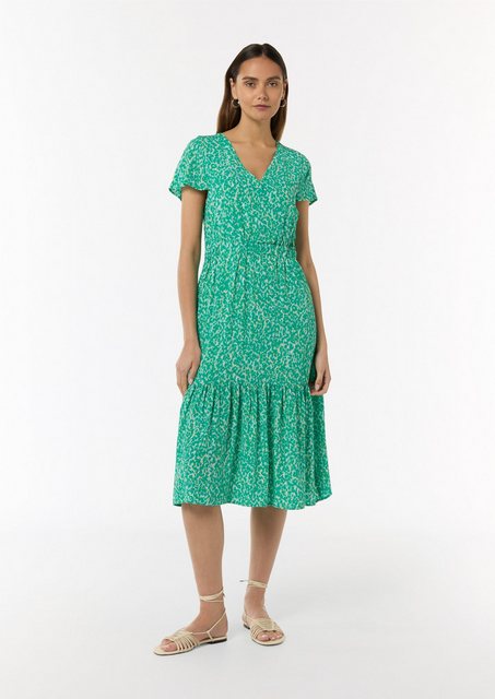 comma casual identity Maxikleid Kleid mit All-over-Print günstig online kaufen