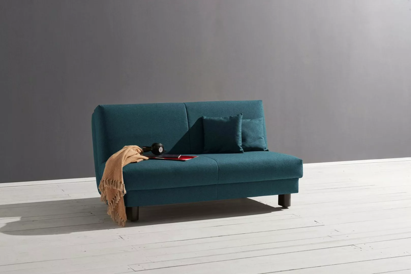 ell + ell Schlafsofa Enny, Liegefläche Breite 155 cm, Liegehöhe 45 cm, Füße günstig online kaufen