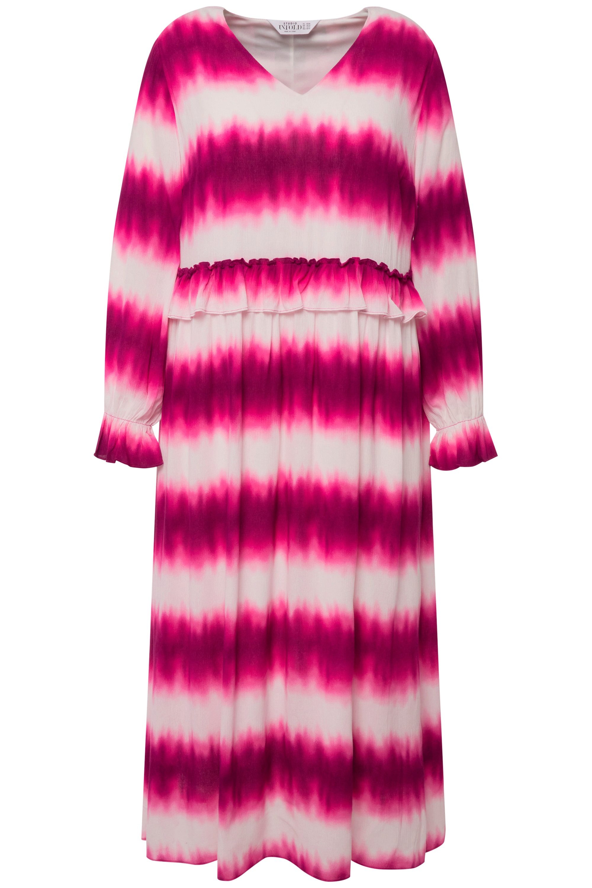 Studio Untold Maxikleid Maxikleid A-Line V-Ausschnitt günstig online kaufen