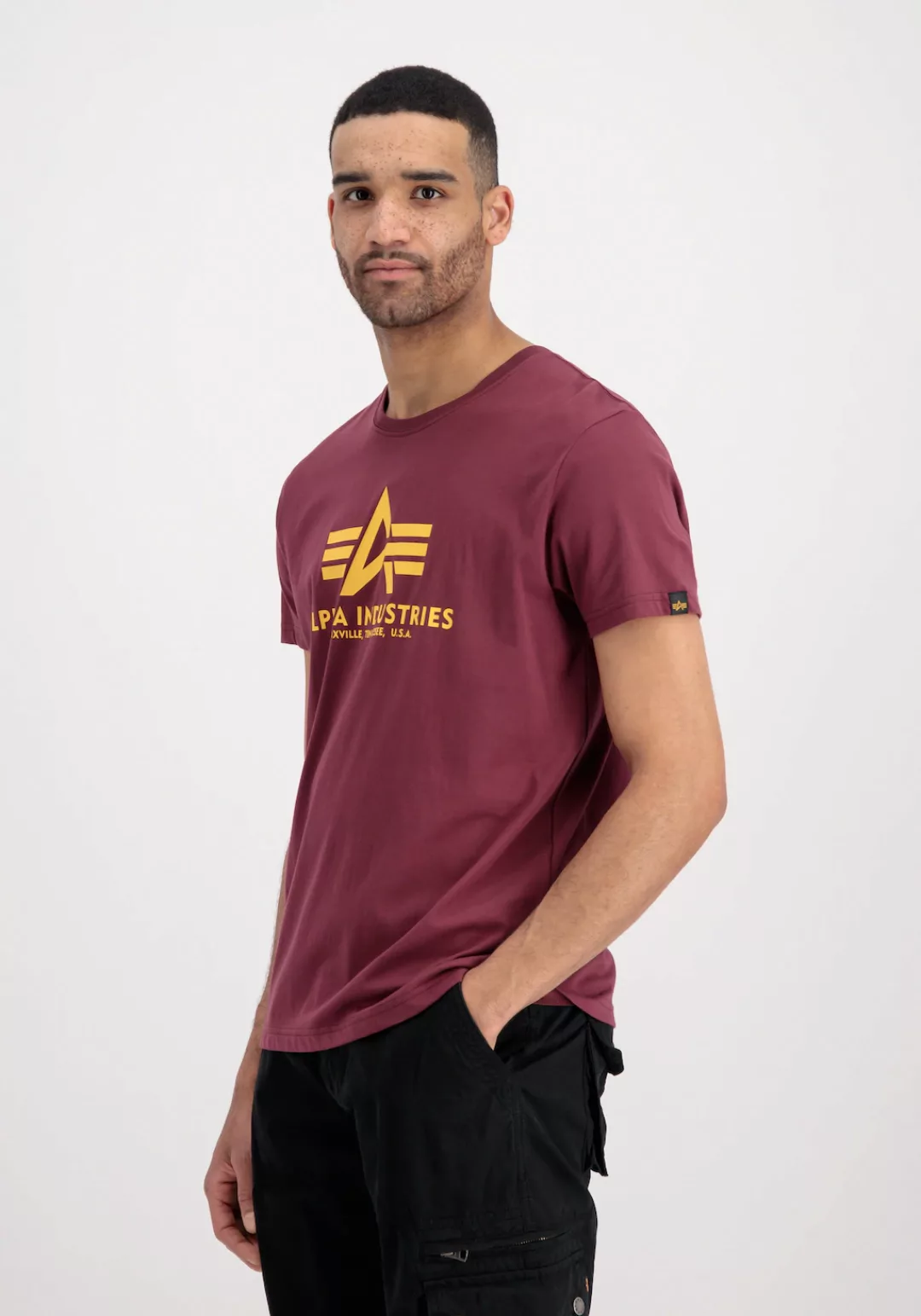 Alpha Industries T-Shirt "Alpha Industries Men - T-Shirts Basic T-Shirt BL günstig online kaufen