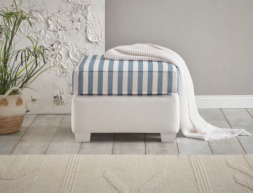 Home affaire Hocker "CALIFORNIA", maritimer Landhausstil, Hocker in 2 Größe günstig online kaufen