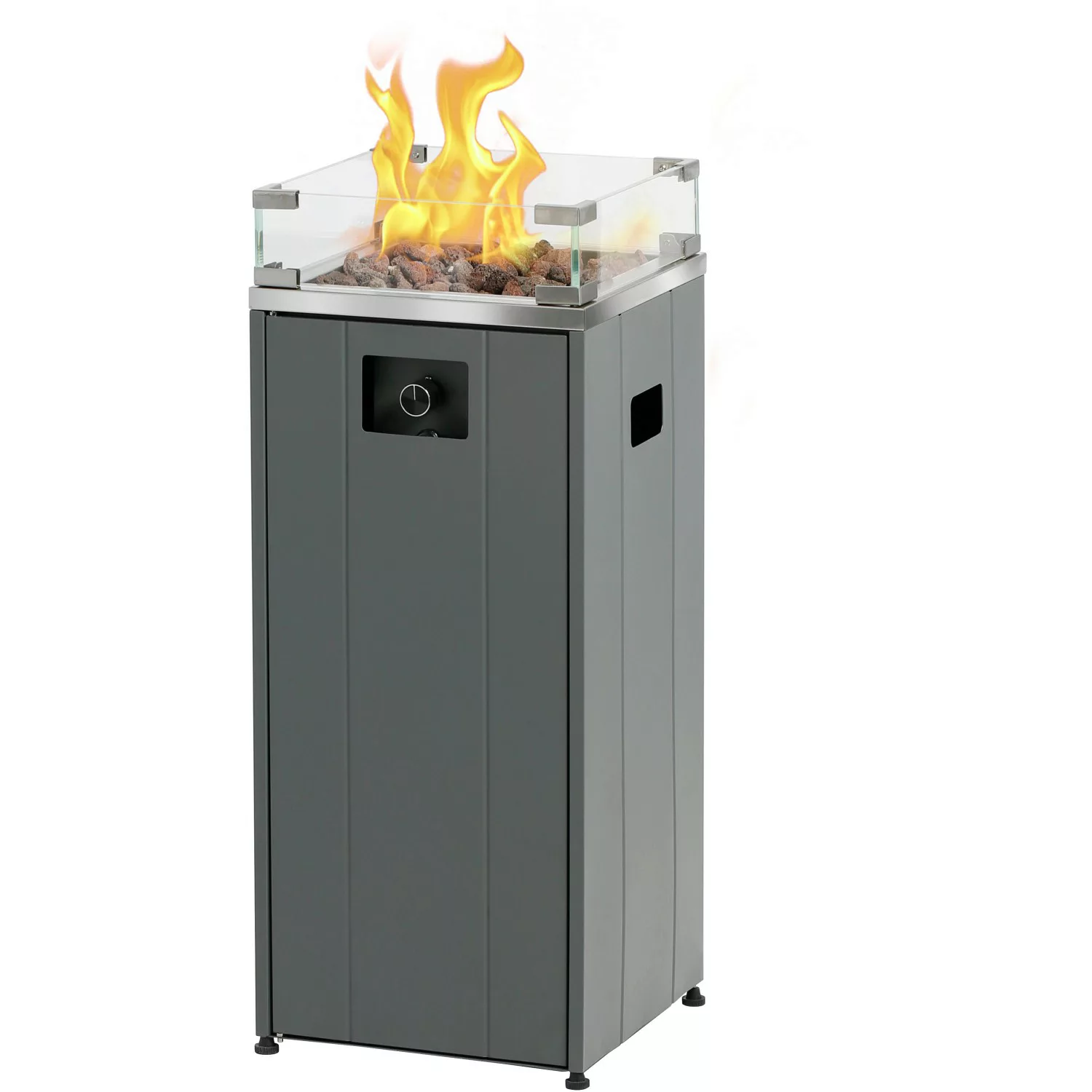 Buschbeck Terassenheizer Loungefeuer Malta Grau 7,5 kW günstig online kaufen