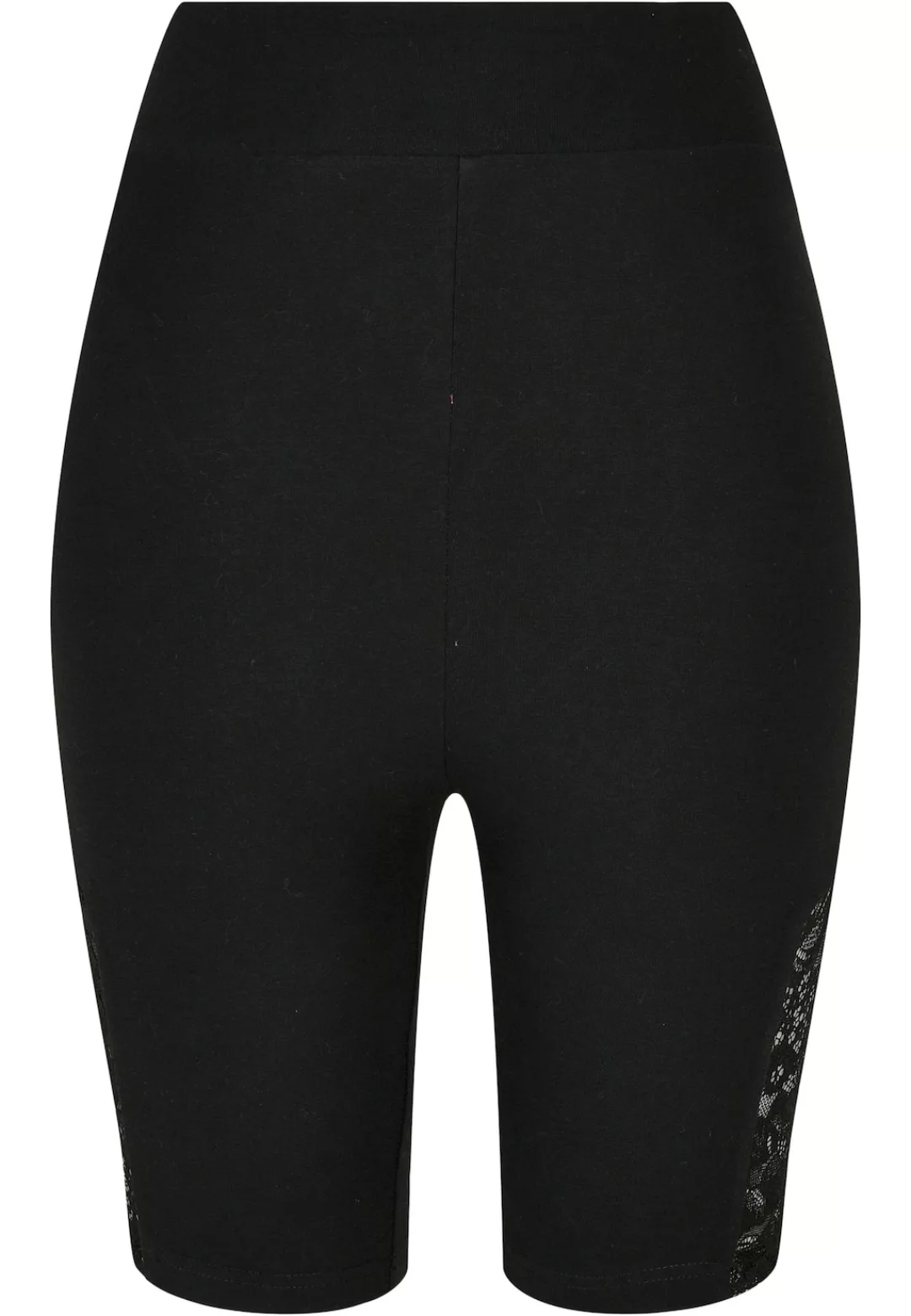 URBAN CLASSICS Radlerhose "Urban Classics Damen Ladies High Waist Lace Inse günstig online kaufen