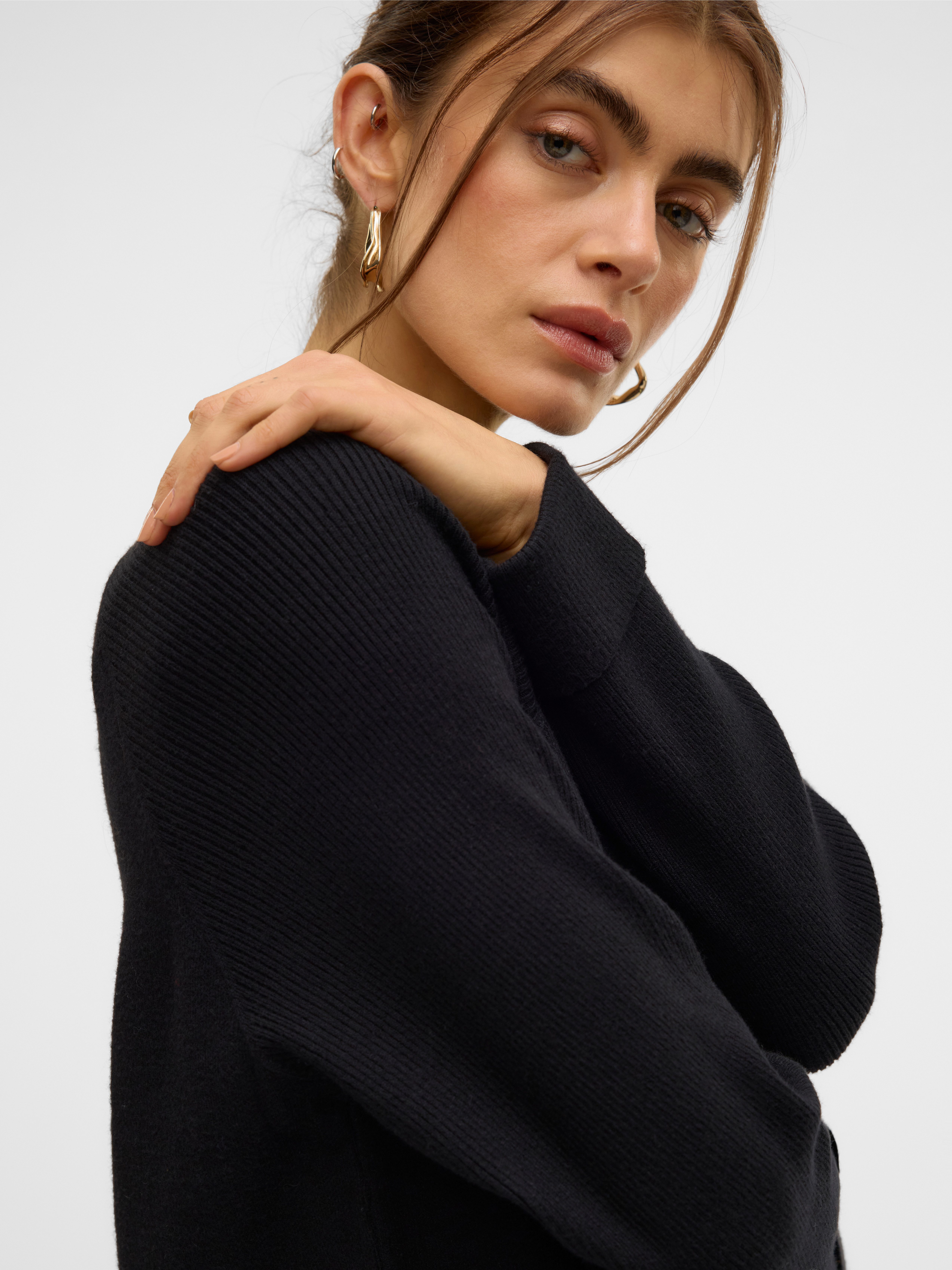 Vero Moda Strickpullover VMGOLD MIX LS günstig online kaufen