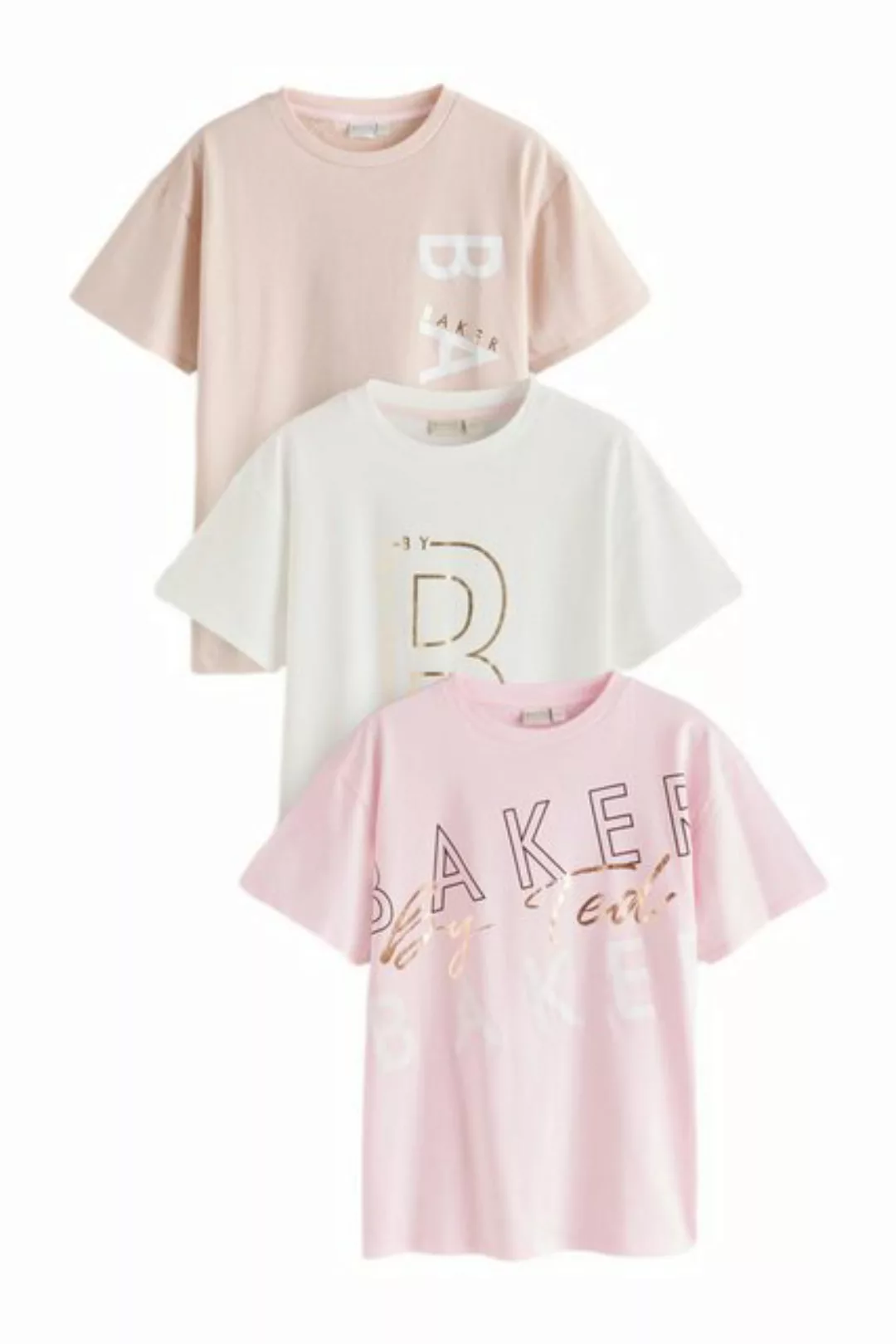 Baker by Ted Baker T-Shirt 3er-Pack Baker by Ted Baker Logo-T-Shirts (3-tlg günstig online kaufen