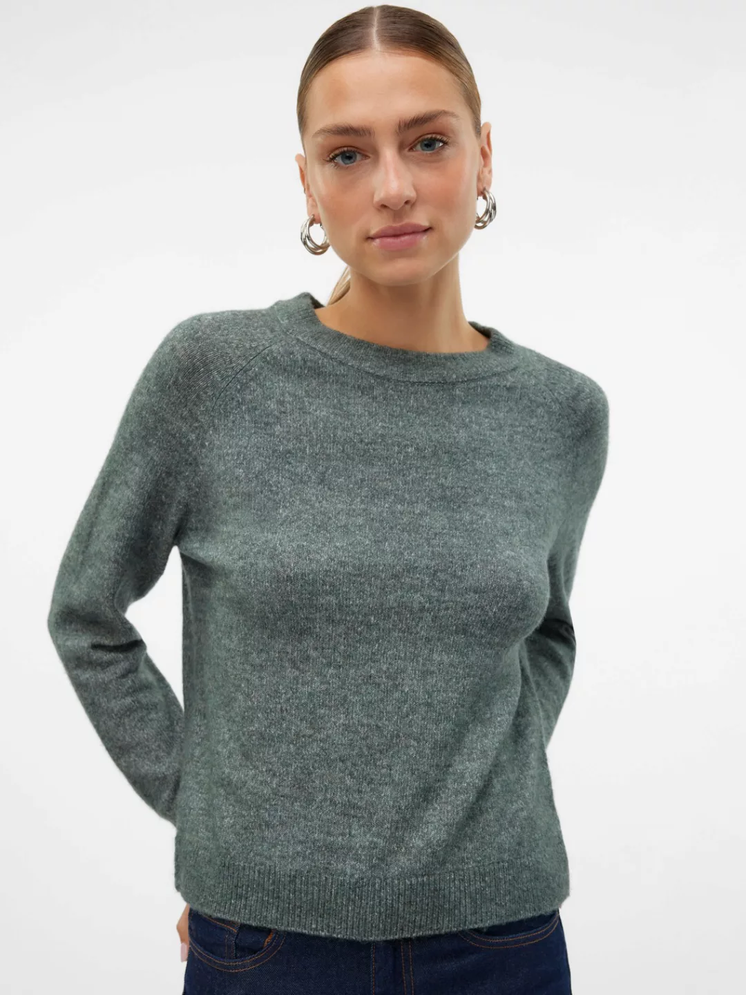 Vero Moda Rundhalspullover VMFILUCA LS O-NECK PULLOVER GA NOOS günstig online kaufen