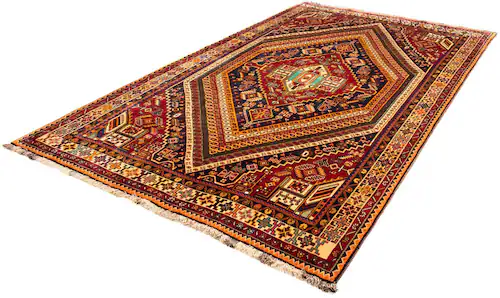 morgenland Wollteppich »Shiraz Medaillon 260 x 165 cm«, rechteckig, Unikat günstig online kaufen