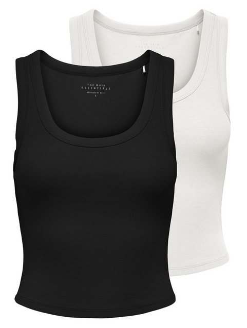 ONLY Tanktop ONLEASY S/L TANK TOP JRS 2 PACK (Set, 2-tlg) günstig online kaufen