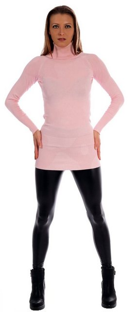 Charis Moda Rollkragenpullover "Jada" Lang Unifarben günstig online kaufen