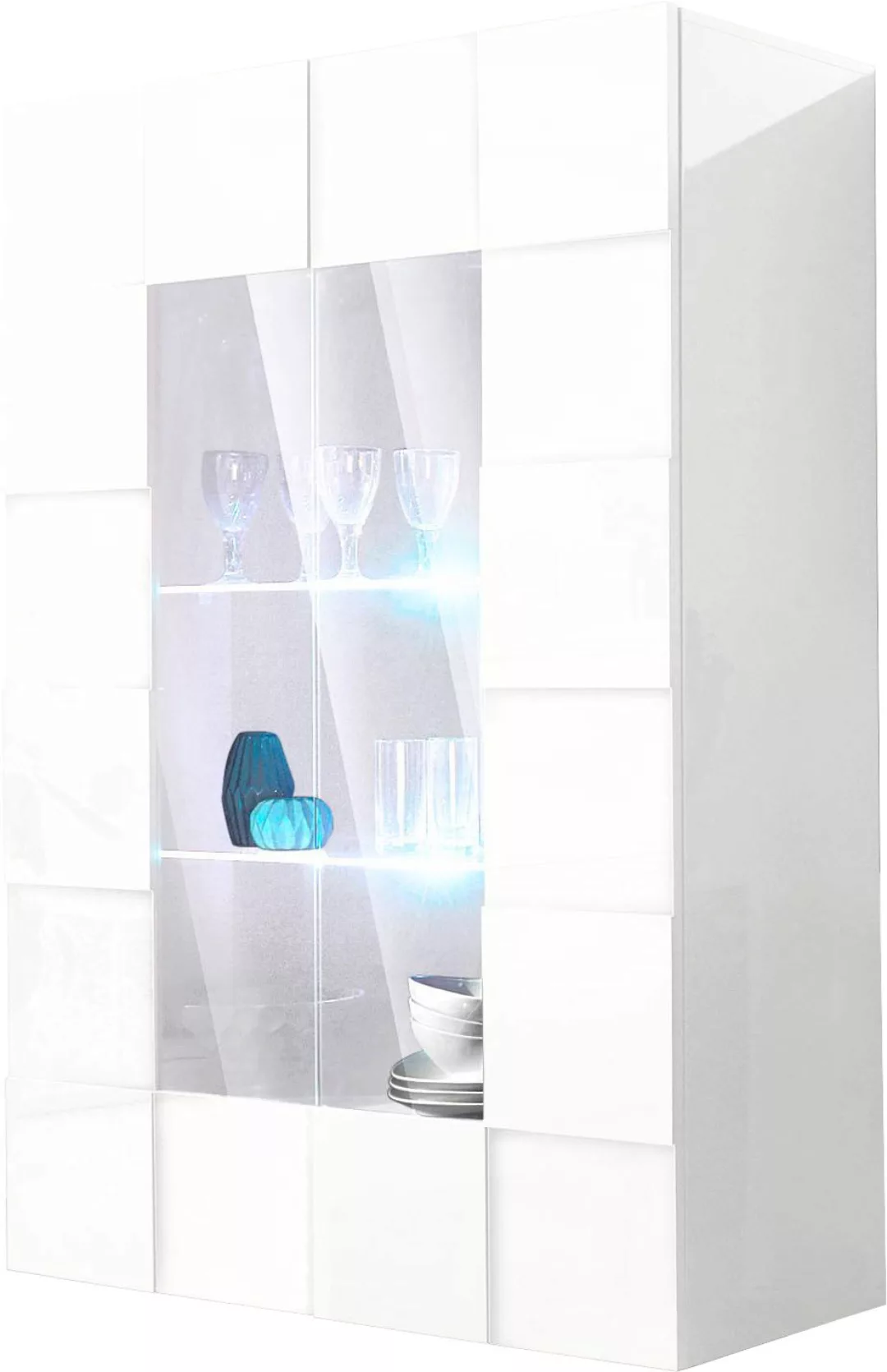 INOSIGN Vitrine "Dama Höhe 166 cm, Breite 121 cm, Stauraumvitrine mit 2 Tür günstig online kaufen