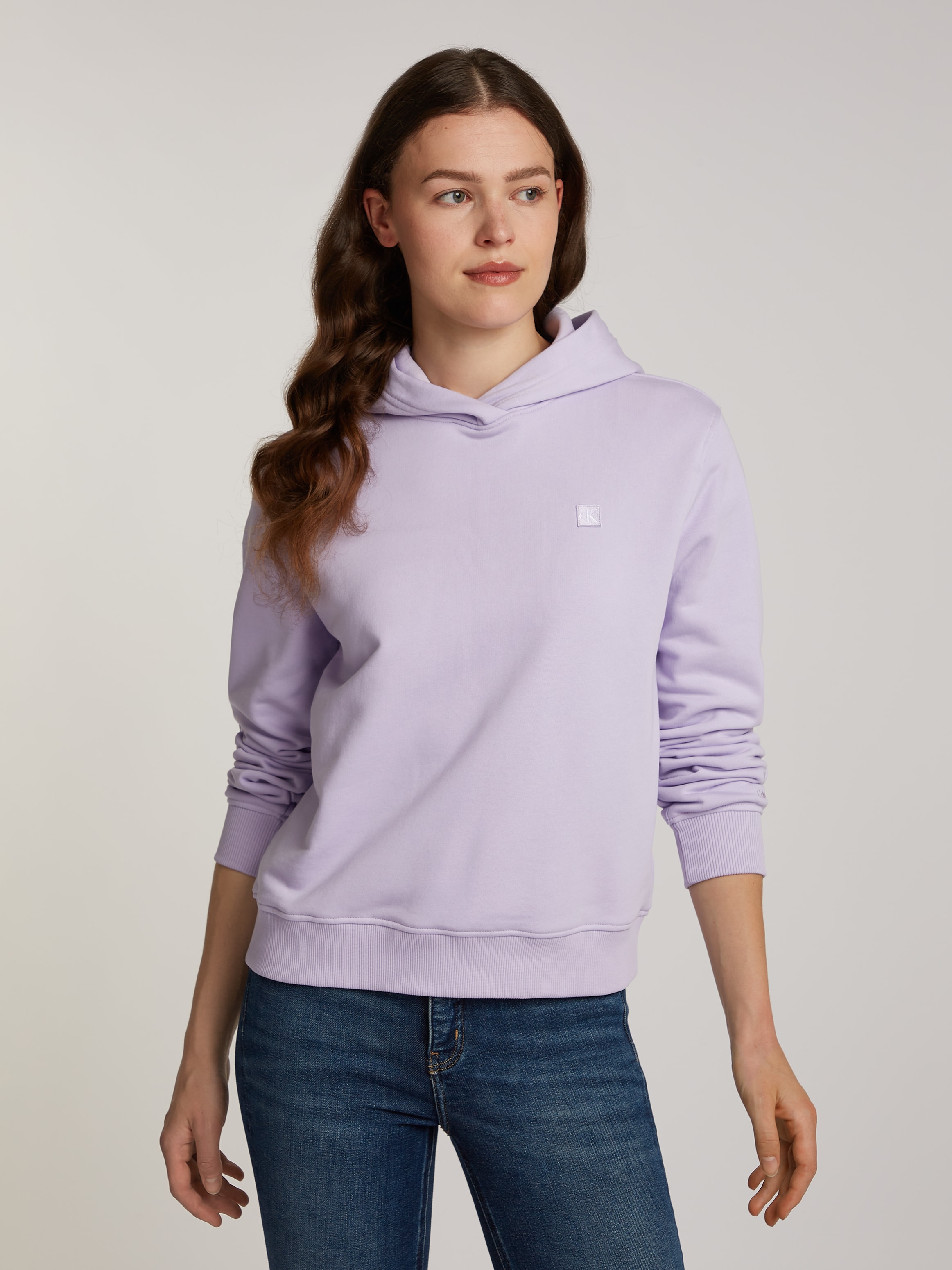 Calvin Klein Jeans Kapuzensweatshirt CK EMBRO BADGE REGULAR HOODIE mit Logo günstig online kaufen
