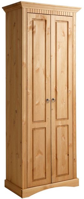 Home affaire Garderobenschrank "Rustic", aus massiver Kiefer, Breite 71 cm, günstig online kaufen