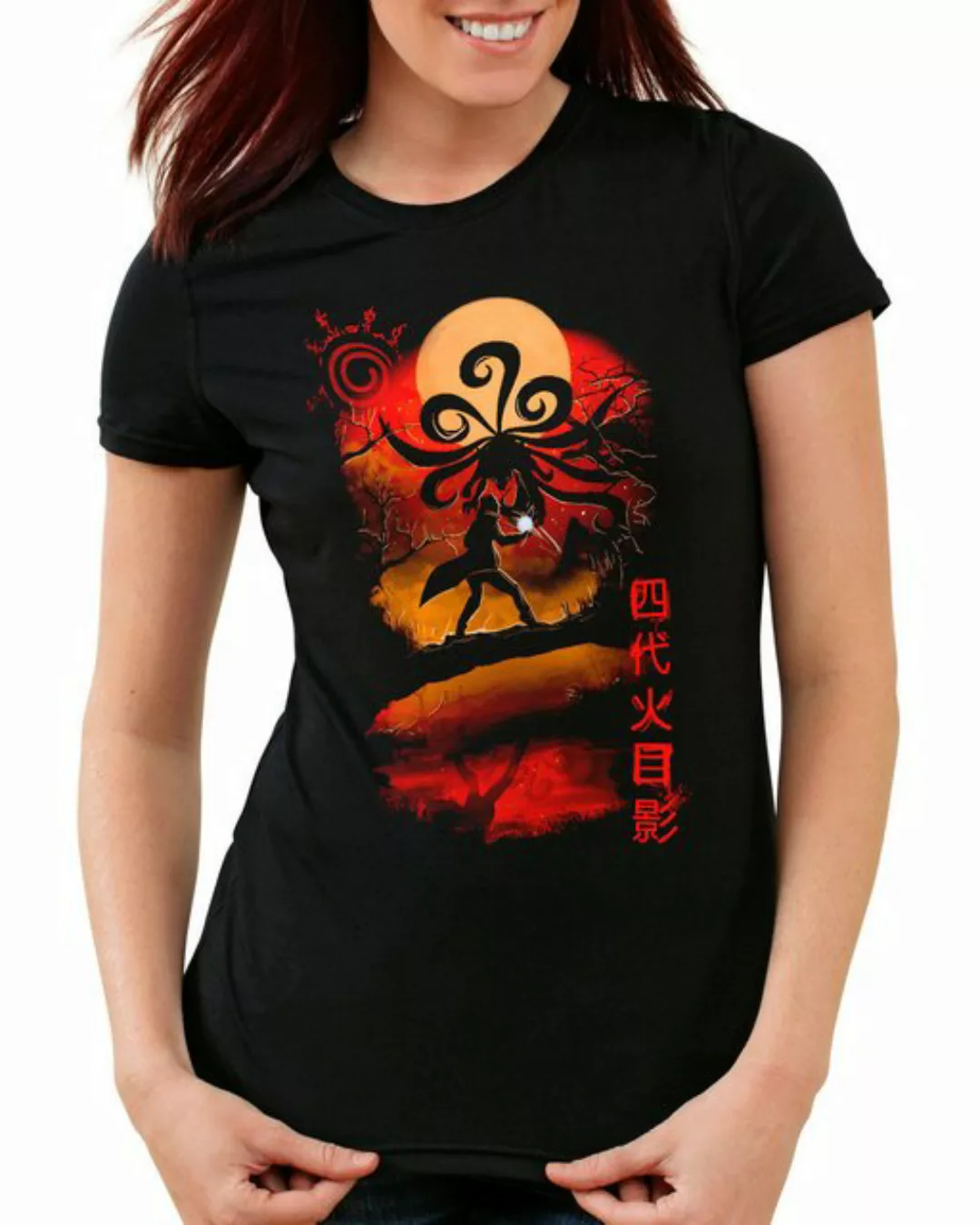 style3 T-Shirt Nine Tails kakashi sasuke hatake shikamaru naruto anime mang günstig online kaufen