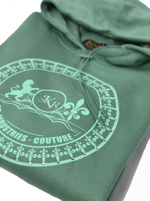 KR-Industries Hoodie Hoodie Jade Glitzersteine günstig online kaufen