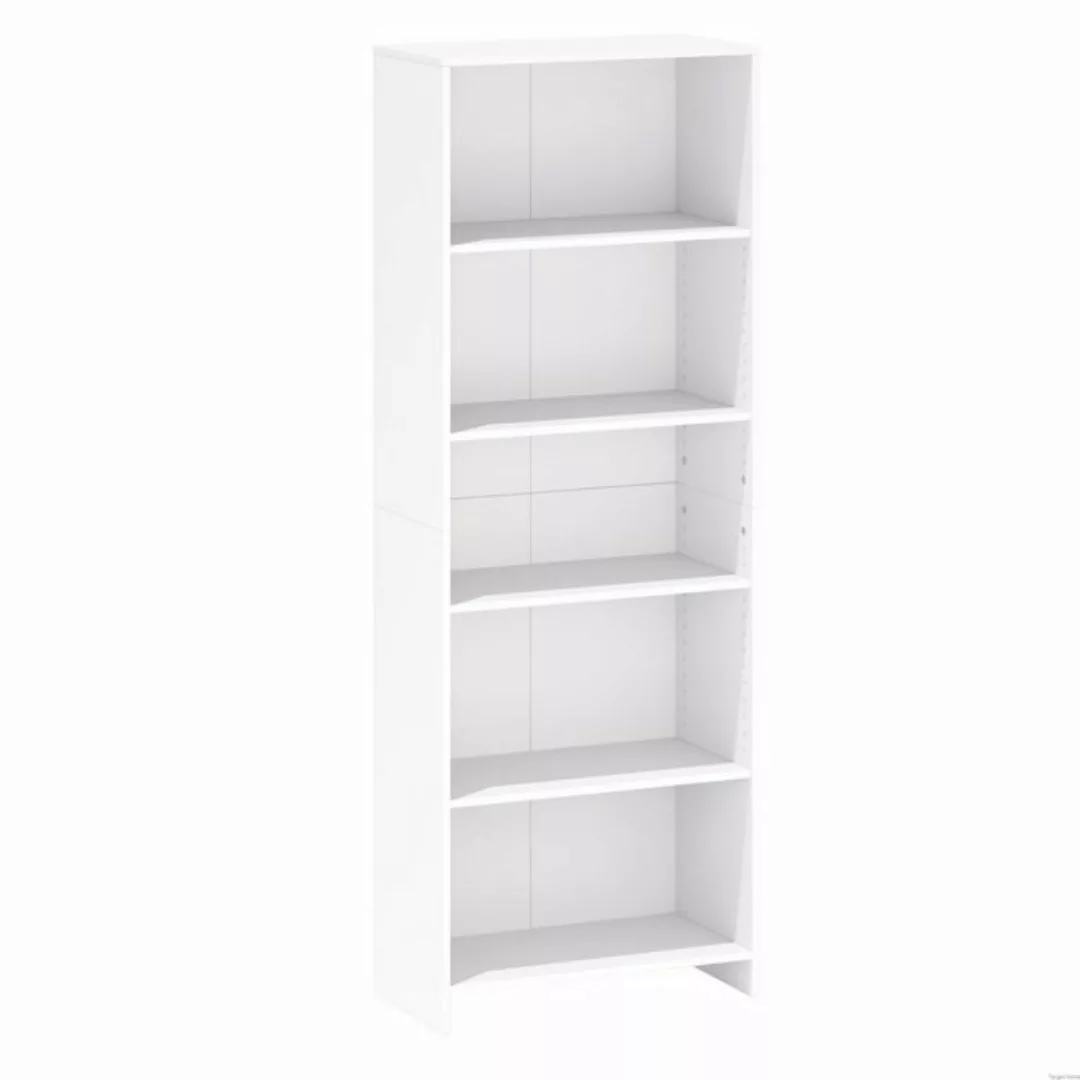 TARGET HOME Bücherregal Elegantes Standregal, schmales Holzregal, Wandlehnr günstig online kaufen