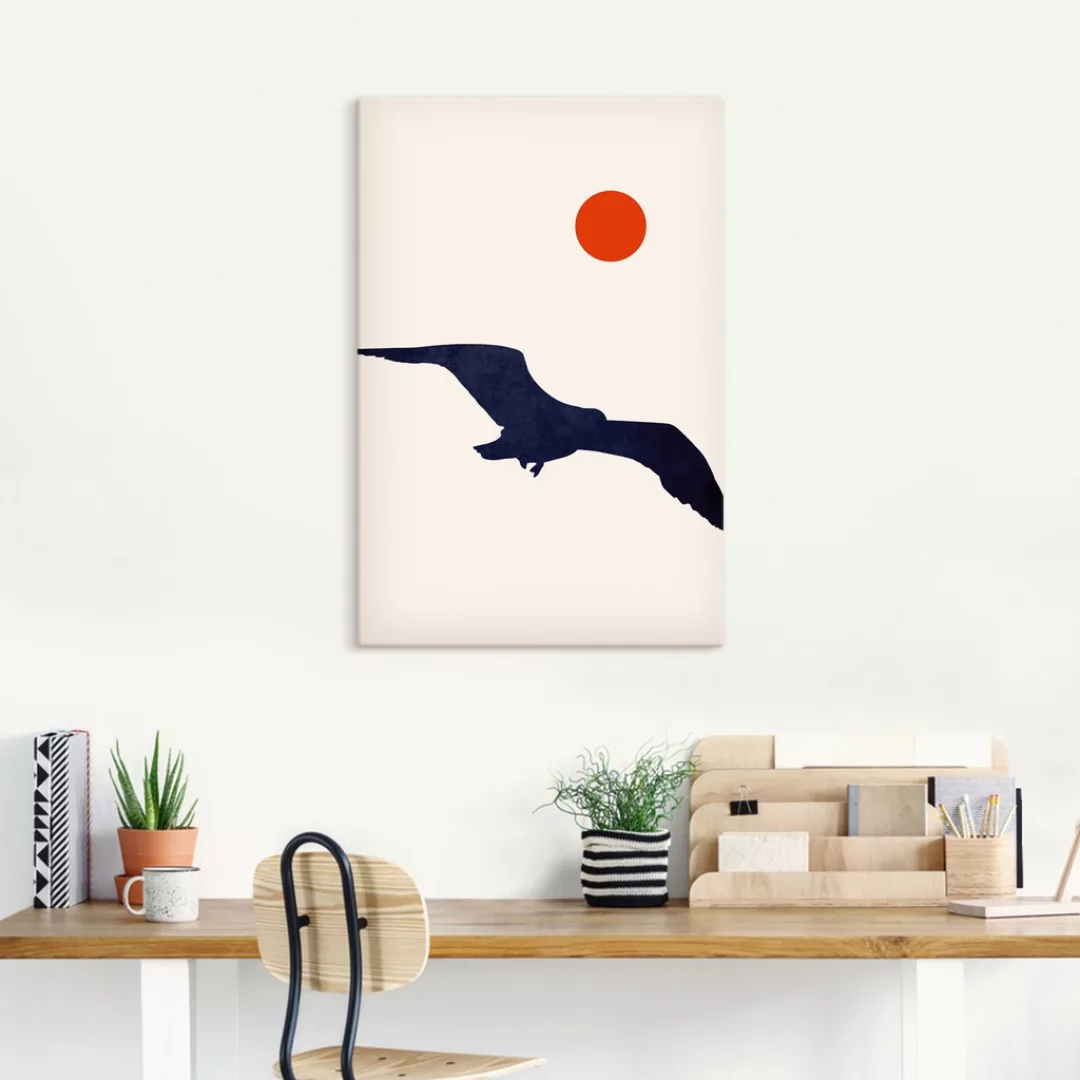 Artland Leinwandbild "Möwe", Vogelbilder, (1 St.) günstig online kaufen