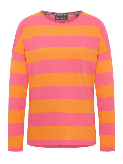 Elbsand Rundhalsshirt Longsleeve Milia Pink Yarrow Sunset Orange günstig online kaufen