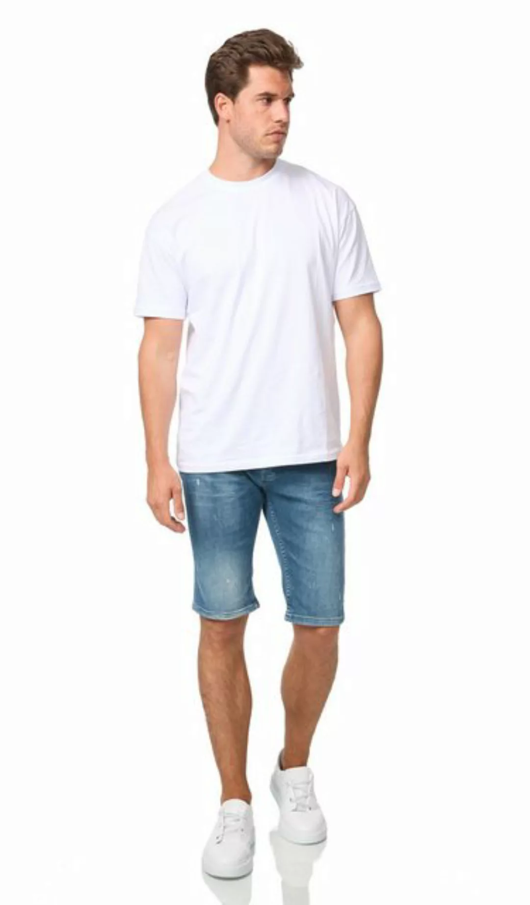 Denim House Jeansbermudas Destroyed Herren Jeans Short Bermuda mit Stretch günstig online kaufen