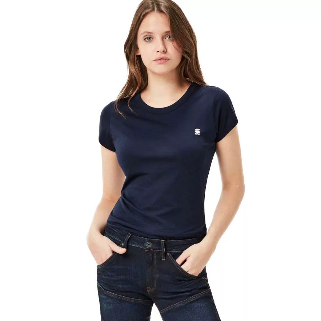 G-star Eyben Slim Round Neck Kurzarm T-shirt 2XL Sartho Blue günstig online kaufen