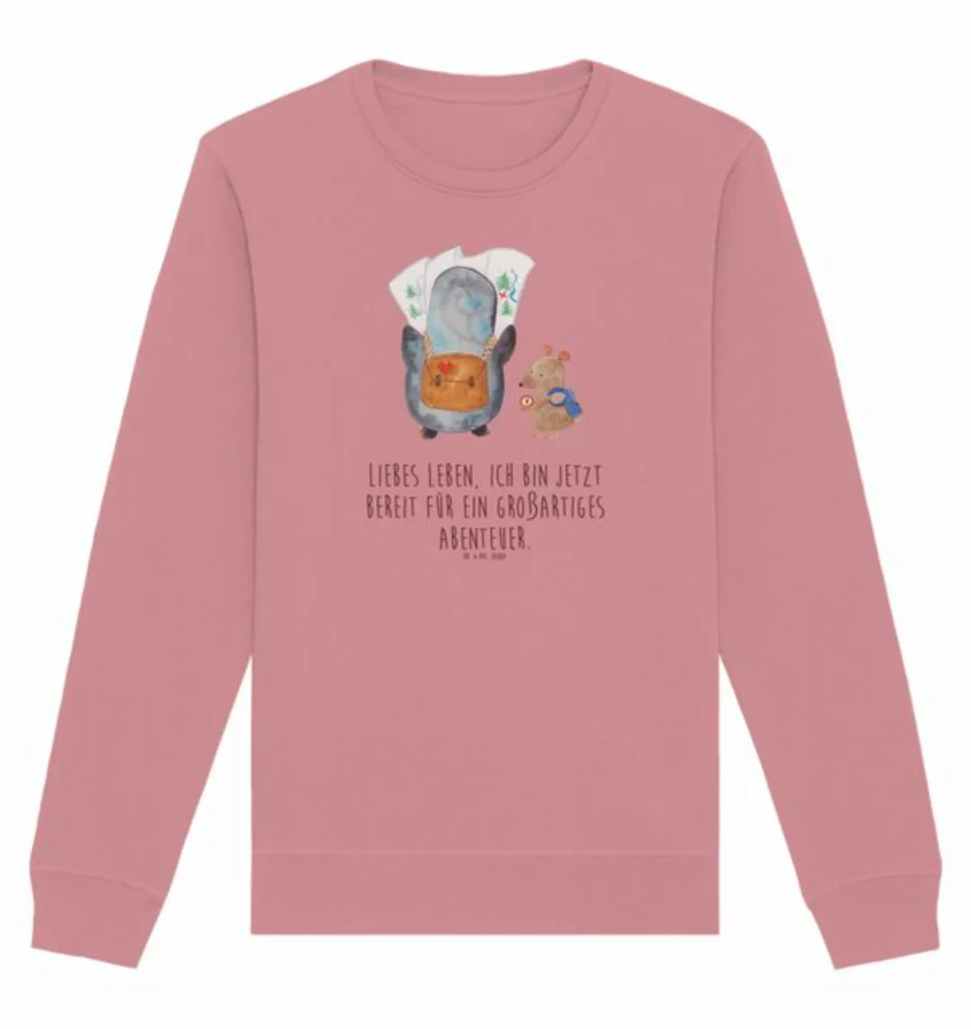 Mr. & Mrs. Panda Longpullover Größe S Pinguin & Maus Wanderer - Canyon Pink günstig online kaufen