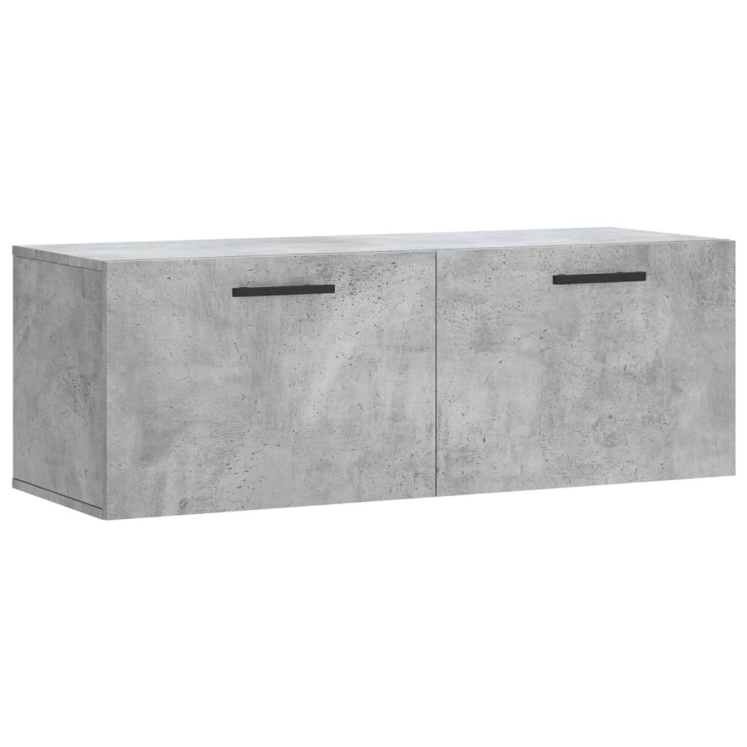 vidaXL Wandschrank Betongrau 100x36,5x35 cm Holzwerkstoff Modell 4 günstig online kaufen